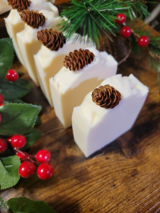 Peppermint Snow Soap